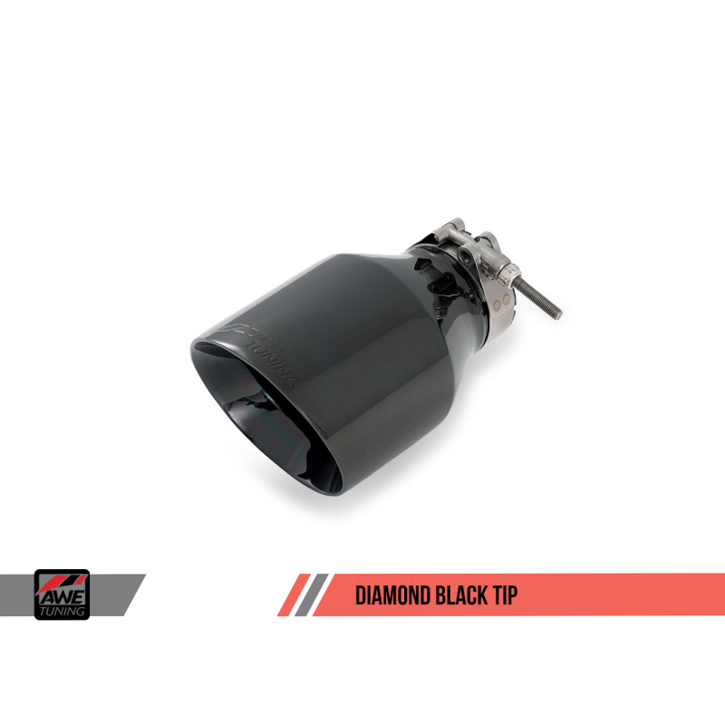 AWE Tuning Mk6 GLI 2.0T - Mk6 Jetta 1.8T Track Edition Exhaust - Diamond Black Tips