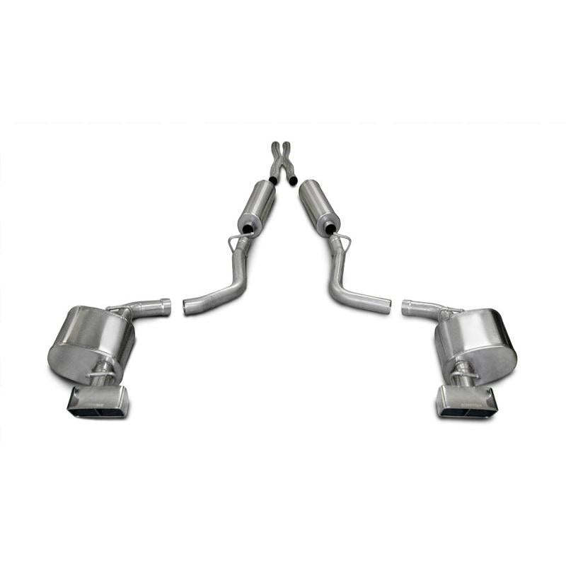 Corsa Xtreme Cat-Back Exhaust w/ Polished Tips - 2009-2010 Dodge Challenger R/T 5.7L V8 Auto