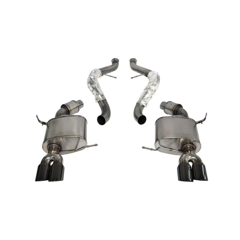 Corsa Sport Cat-Back Exhaust w/ Black Tips - 2008-2012 BMW M3 E90