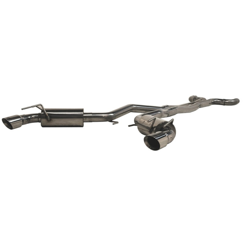MBRP 2010 Chev Camaro V8 6.2L 6 Speed Dual Cat Back Round Tips  (11 Conv. MUST purchase mbrpAD1710) - T1 Motorsports