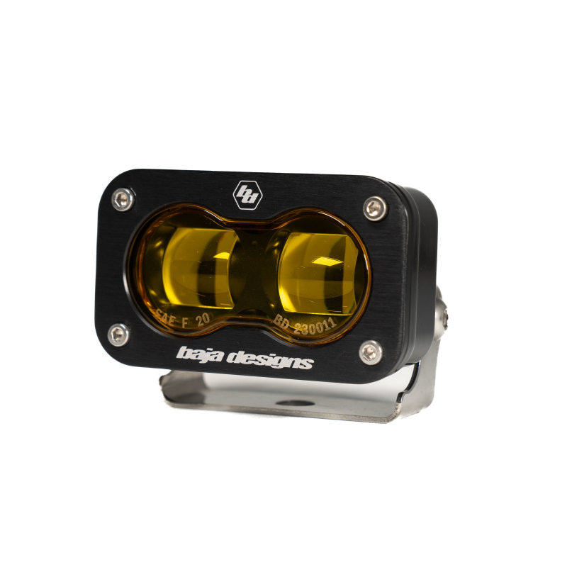 Baja Designs 19-22 Dodge RAM 1500 Rebel / 21-22 1500 TRX S2 SAE Dual Fog Pocket Light Kit - Amber - T1 Motorsports