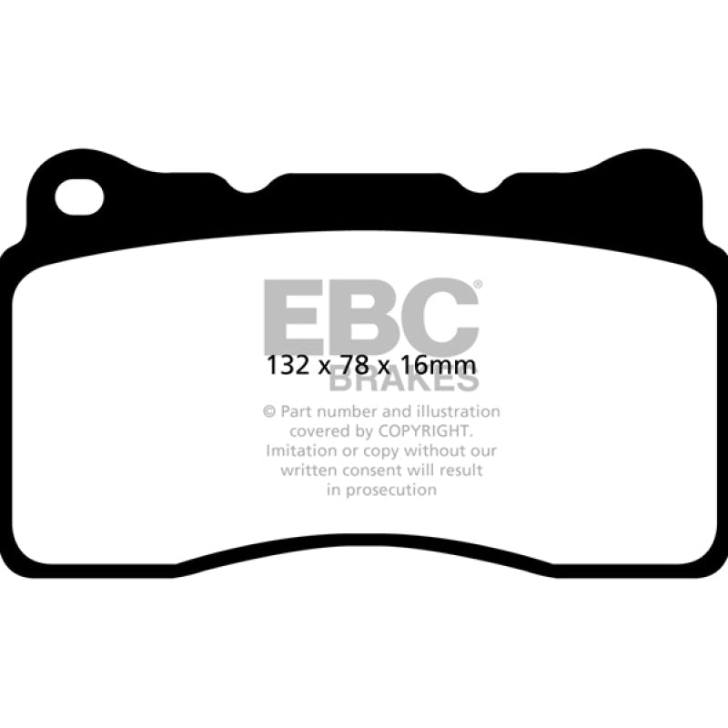 EBC Redstuff Brake Pads -  2016+ Cadillac CT6 2.0L Turbo - Front Brake Pads
