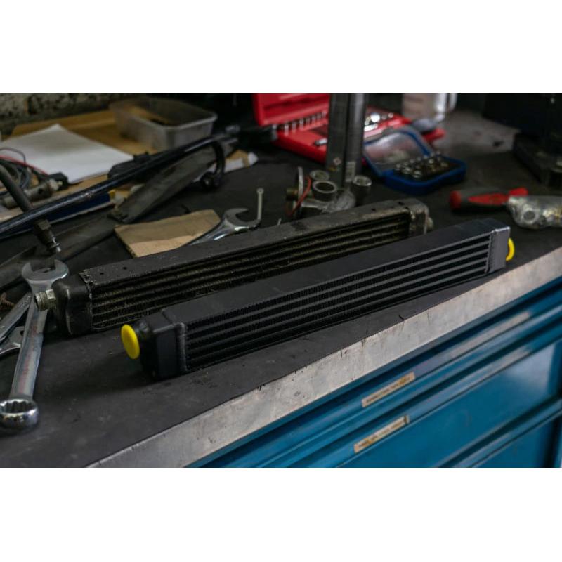 CSF 82-94 BMW 3 Series (E30) High Performance Oil Cooler w/-10AN Male & OEM Fittings
