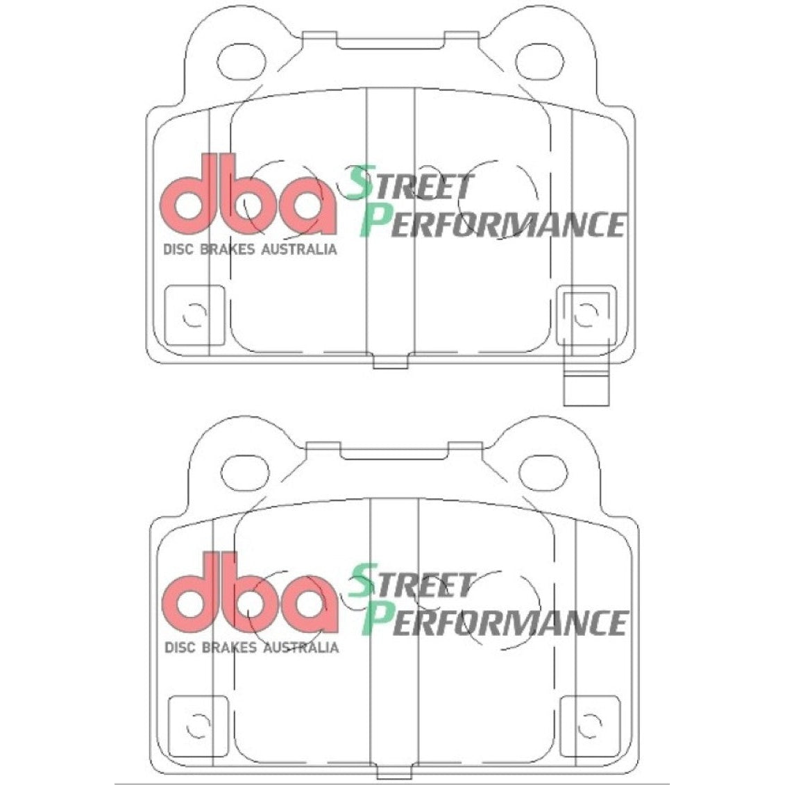 DBA 08-14 Mitsubishi EVO SP500 Rear Brake Pads - T1 Motorsports