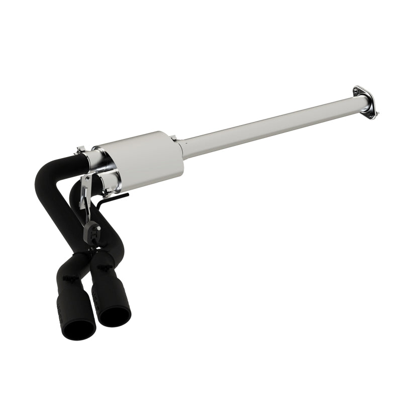 MBRP 15-16 Ford F-150 2.7L/3.5L/5.0L 3in Cat Back Single Side Pre-Axle Dual Exit Black Coated - T1 Motorsports