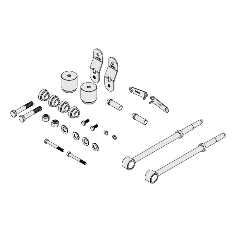ICON 05-07 Ford F-250/F-350 Front 4.5in Box Kit - T1 Motorsports