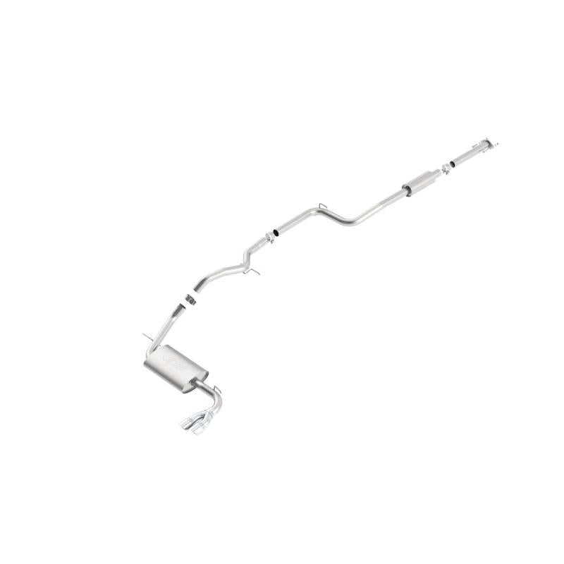 Borla SS Catback - 2012-2015 Ford Focus Titanium/SEL/SE/S Sedan 4dr 2.0L 4cyl AT Dual Clutch 6spd/MT 5spd