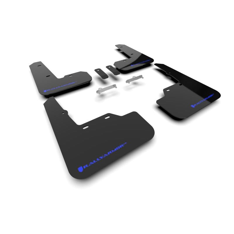 Rally Armor 2022 Subaru WRX Black UR Mud Flap w/ Blue Logo