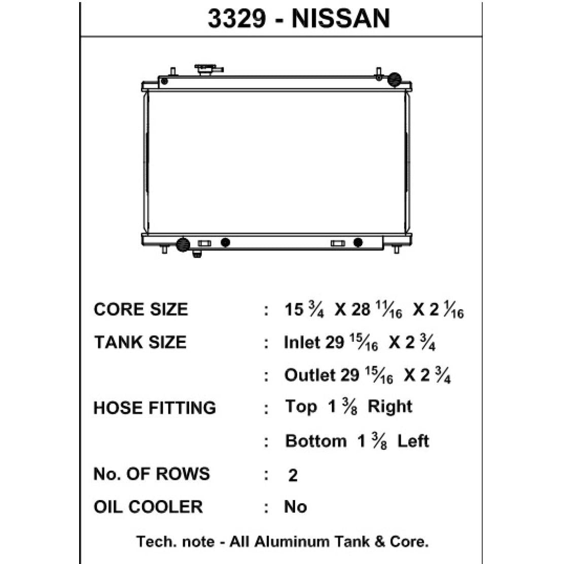 CSF 03-06 Nissan 350Z Radiator - T1 Motorsports