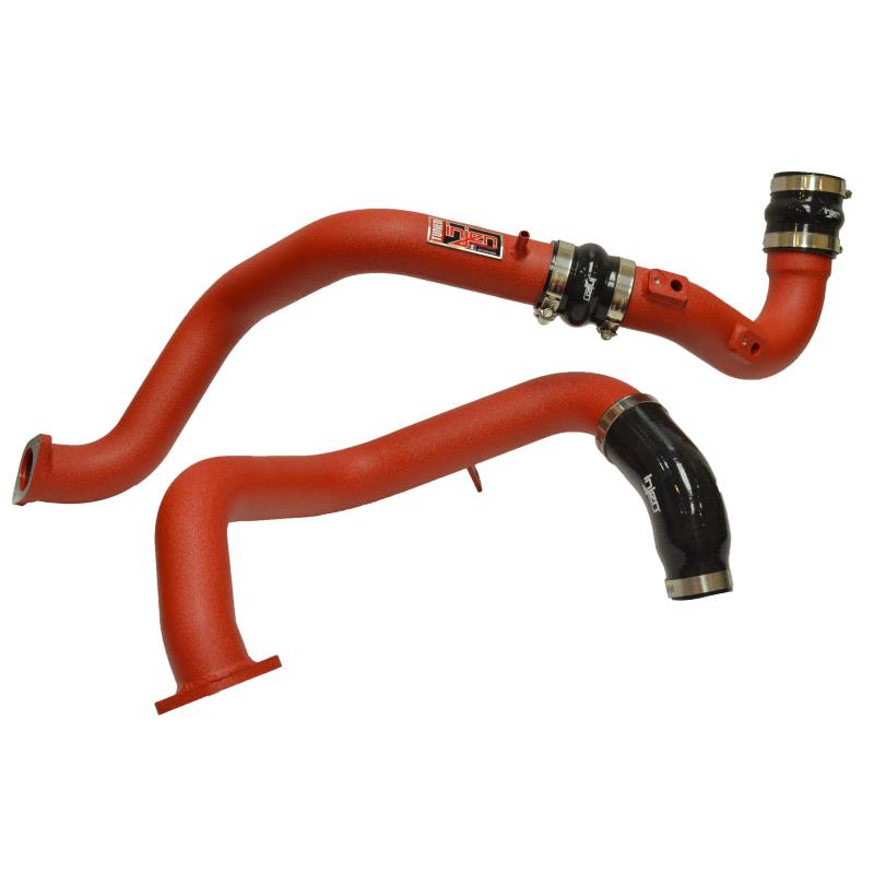 Injen 16-20 Honda Civic 1.5L Turbo Aluminum Intercooler Piping Kit - Wrinkle Red - T1 Motorsports