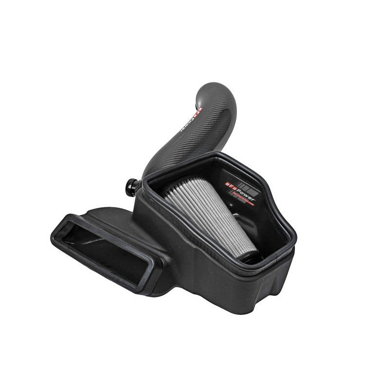aFe Track Series Carbon Fiber Intake System w/ Pro DRY S Filter - 15-19 VW Golf R (MKVII)