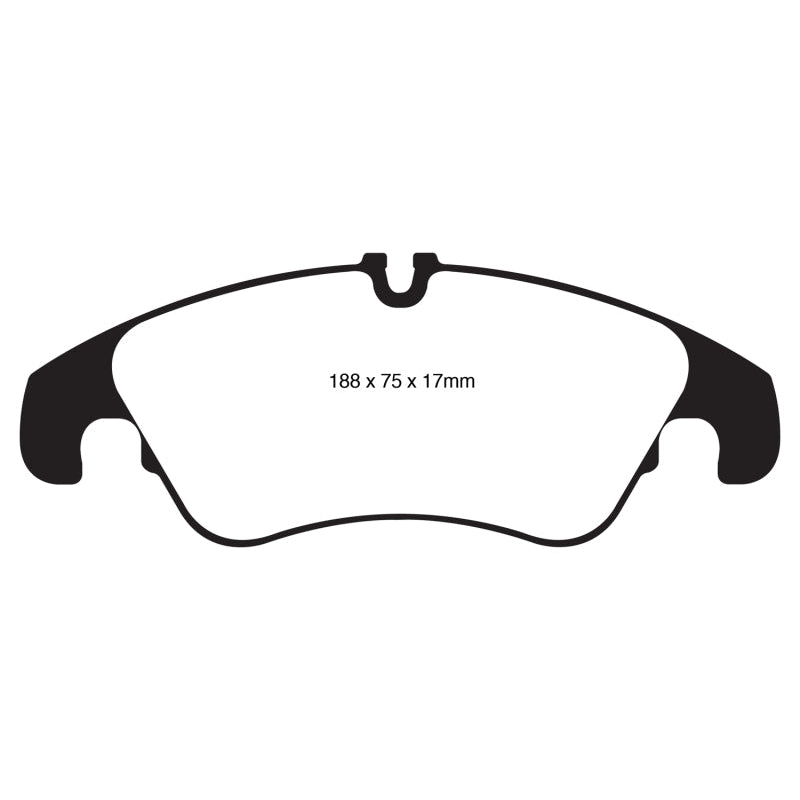 EBC Redstuff Brake Pads -  11 Audi A6 2.0 Turbo - Front Brake Pads