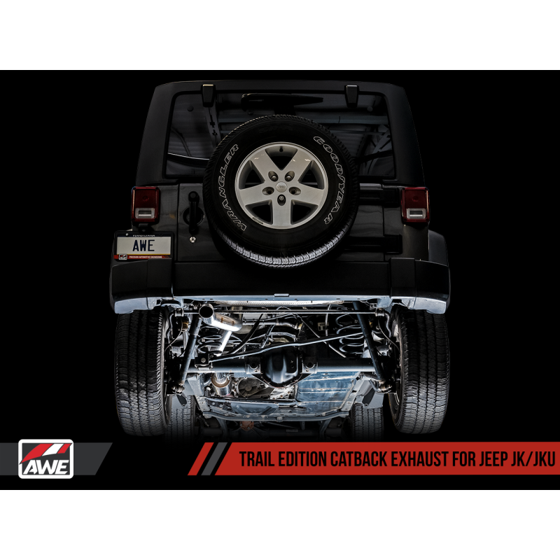 AWE Tuning 07-18 Jeep Wrangler JK/JKU 3.6L Trail Edition Cat-Back Exhaust