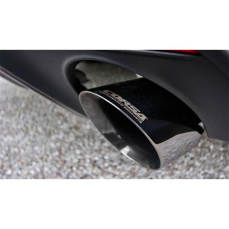 Corsa 3in Sport Cat-Back Exhaust Dual Rear Exit w/ Polished Tips - 2015-2017 Ford Mustang GT Coupe 5.0L