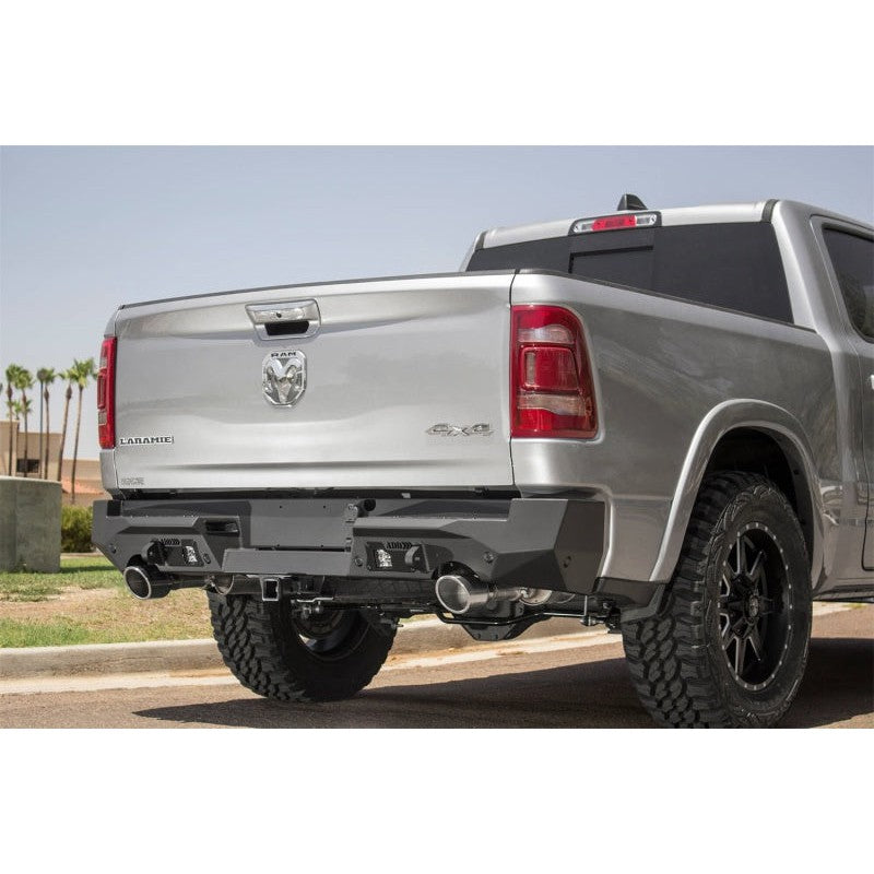 Addictive Desert Designs 2019 Ram 1500 Hammer Stealth Fighter Rear Bumper w/ 6 Sensor Cutouts