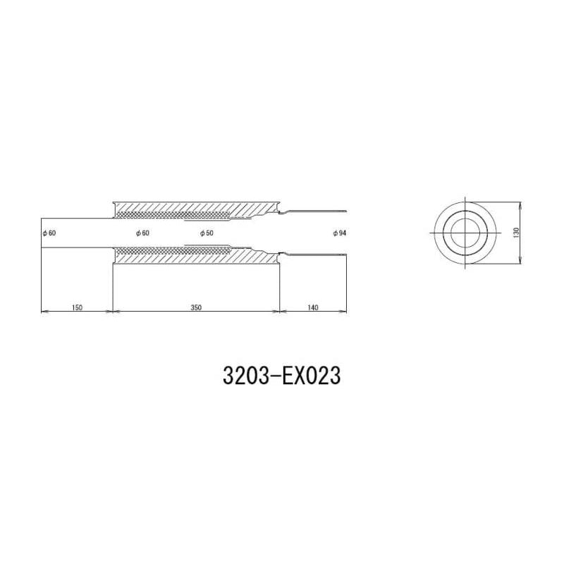 HKS Universal Muffler 2.5 Inlet / 4 Outlet