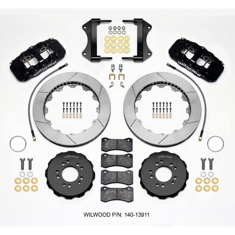 Wilwood AERO6 Front Hat Kit 15.00 2014-up Corvette C7 w/Lines - T1 Motorsports
