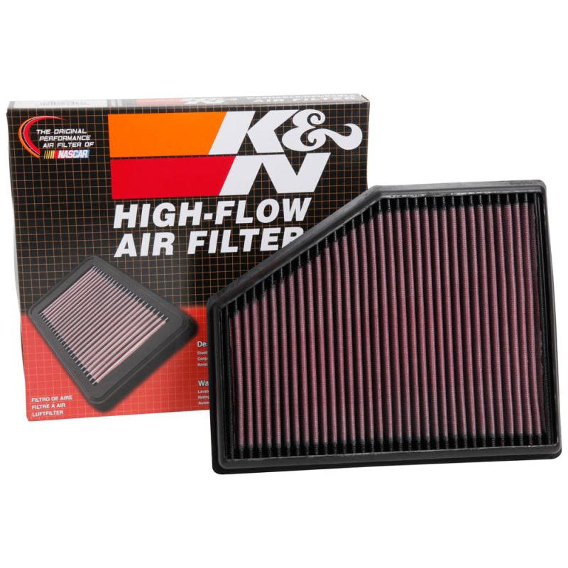 K&N 15-18 BMW 740I L4-3.0L F/I Replacement Drop In Air Filter