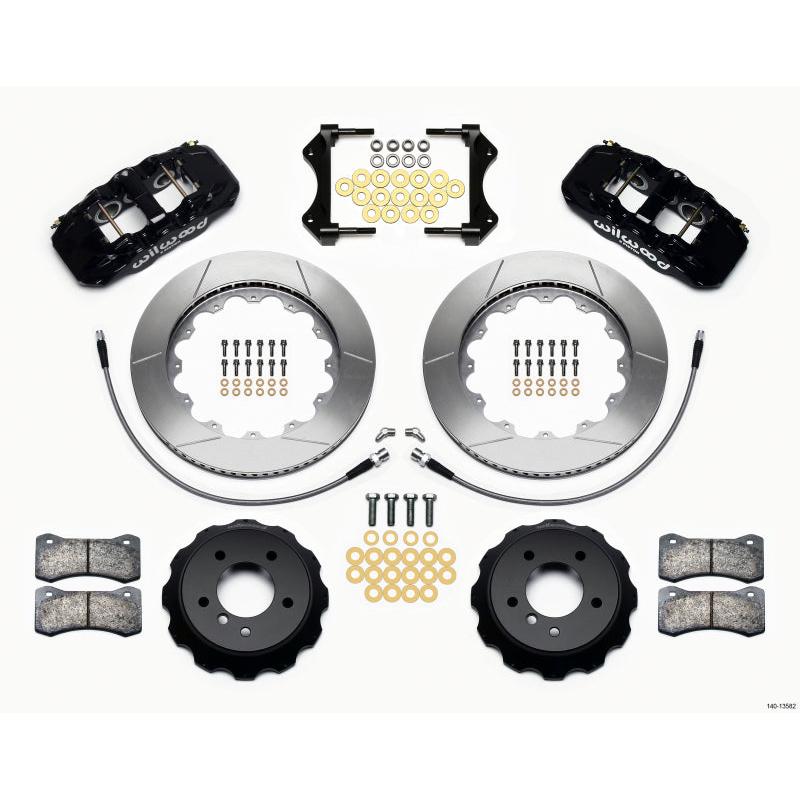 Wilwood AERO6 Front Hat Kit 14.00 2007-2011 BMW E90 Series w/Lines - T1 Motorsports