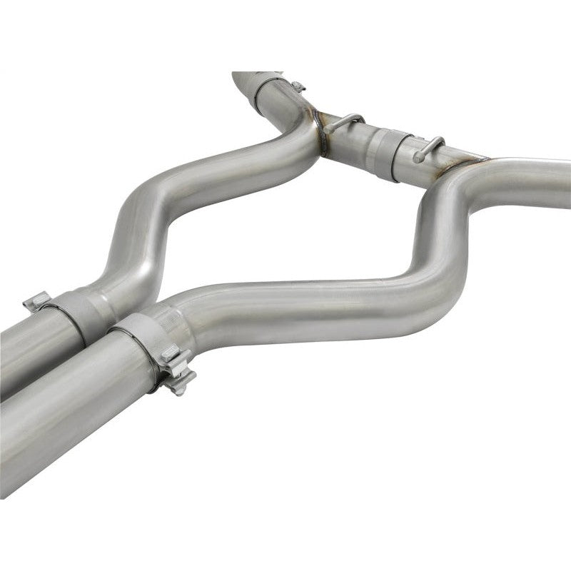 aFe MACHForce XP 3in Sport Tone Cat-Back Exhausts w/ Polished Tips 15-17 Ford Mustang V6/V8