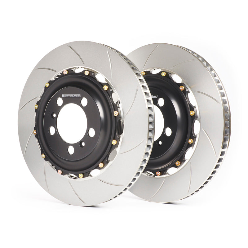 Girodisc Slotted 2pc Rotor Set - BMW F87 M2 Competition w/OEM Iron or CCM Rotor - T1 Motorsports