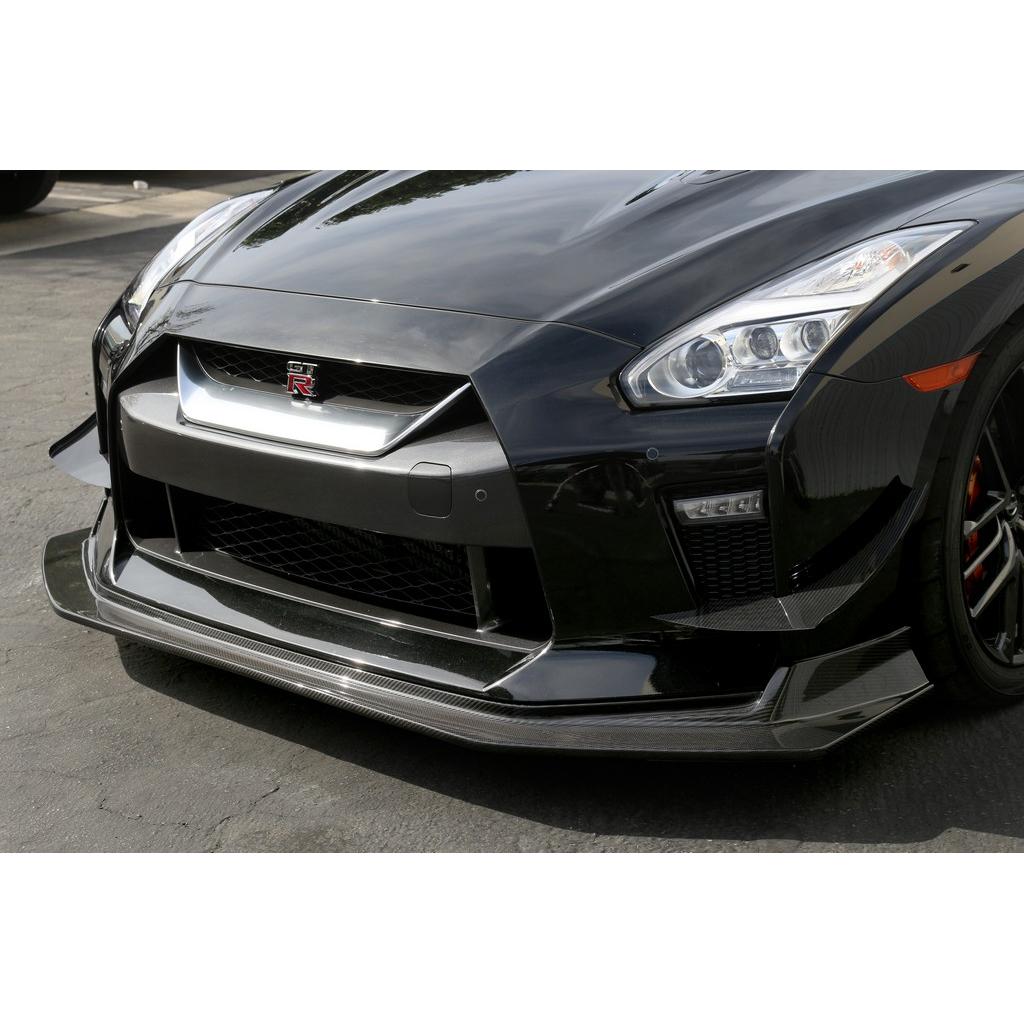 APR Nissan GTR R35 Front Bumper Canards - 2017-Up - T1 Motorsports
