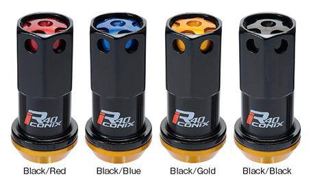Project Kics R40 Iconix Black 14x1.50 (16+4 Locks / Capless) - T1 Motorsports