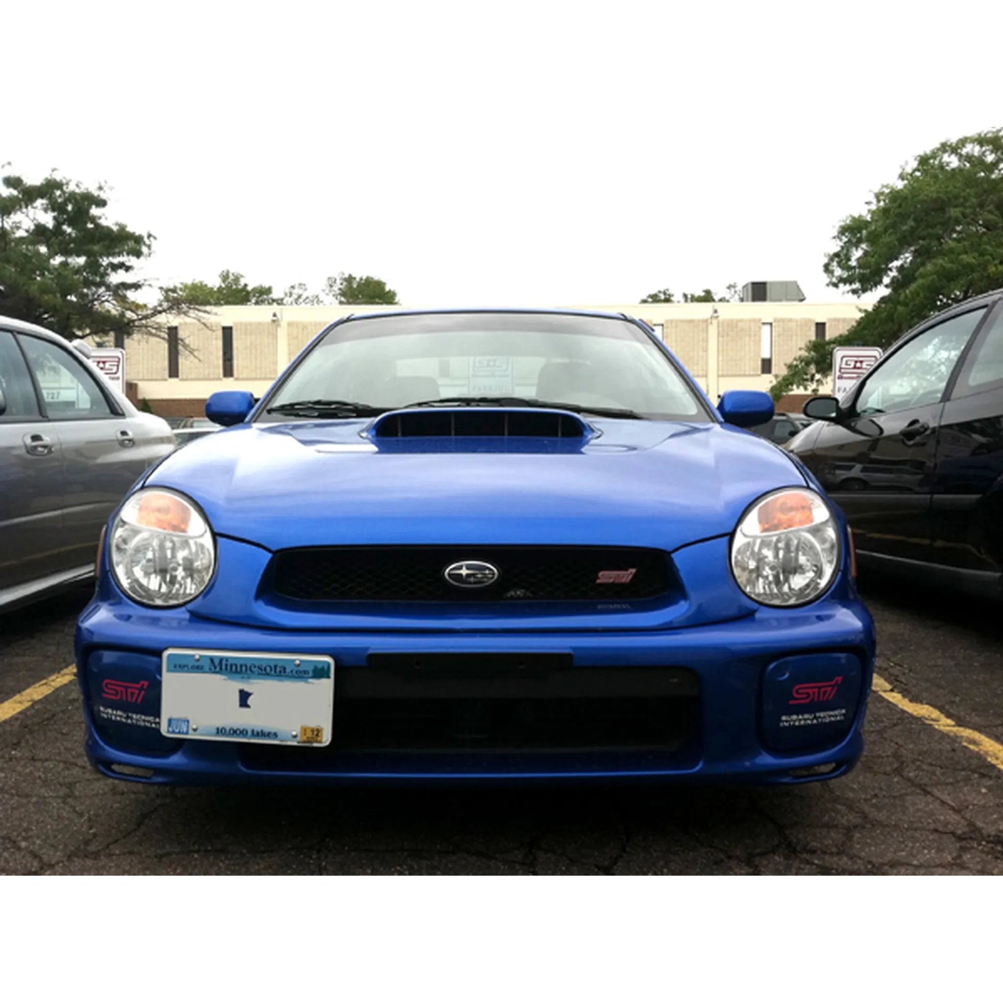 GrimmSpeed 02-07 WRX/STi /05-06 Saab 9-2X License Plate Relocation Kit - T1 Motorsports