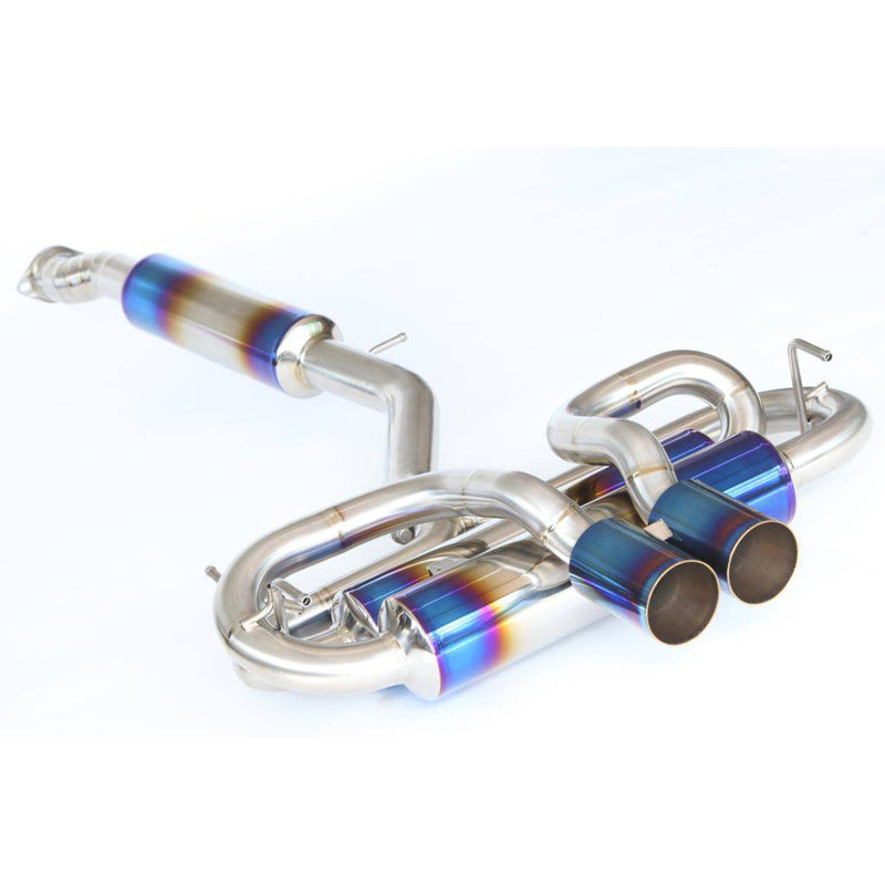Amuse R1 Titan "20th Anniversary" STTI Center Exit Axleback Exhaust with Gold Ring for Nissan 370Z (Z34) - T1 Motorsports