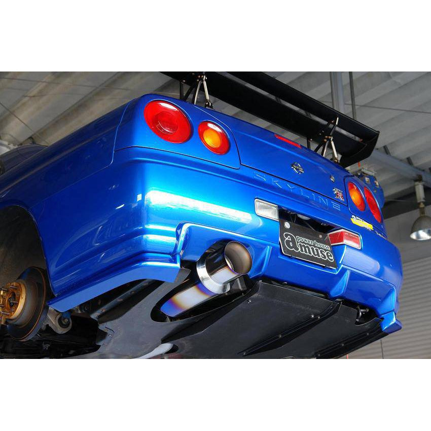 Amuse R1 Titan Catback Exhaust 90mm for Nissan Skyline GT-R (R32/R33/R34) - T1 Motorsports