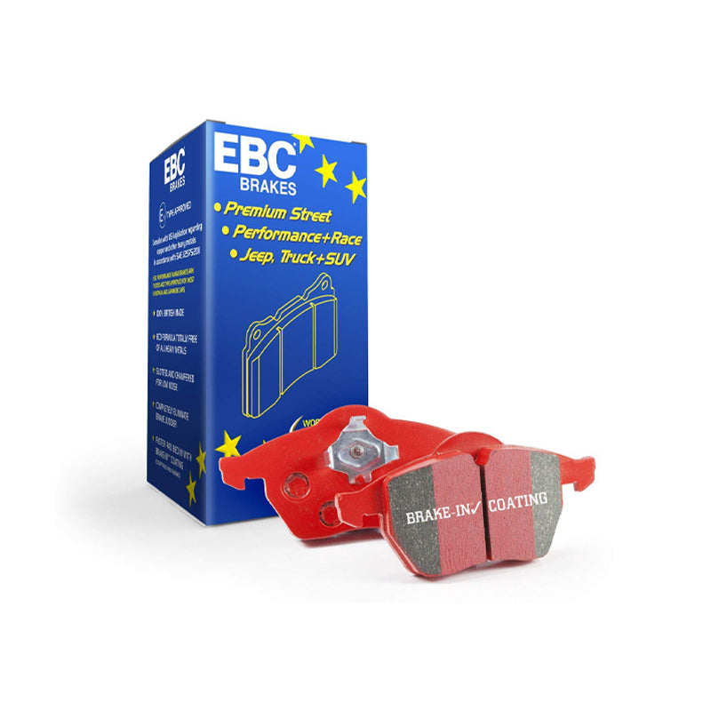 EBC Redstuff Brake Pads -  08-09 Volkswagen Touareg 3.6 (2 holes at bottom of backplate) - Rear Brake Pads