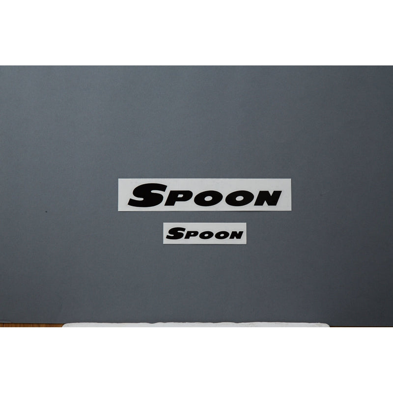 ALL-90000-B00 - SPOON Sports Team Sticker Black [200mm] - T1 Motorsports