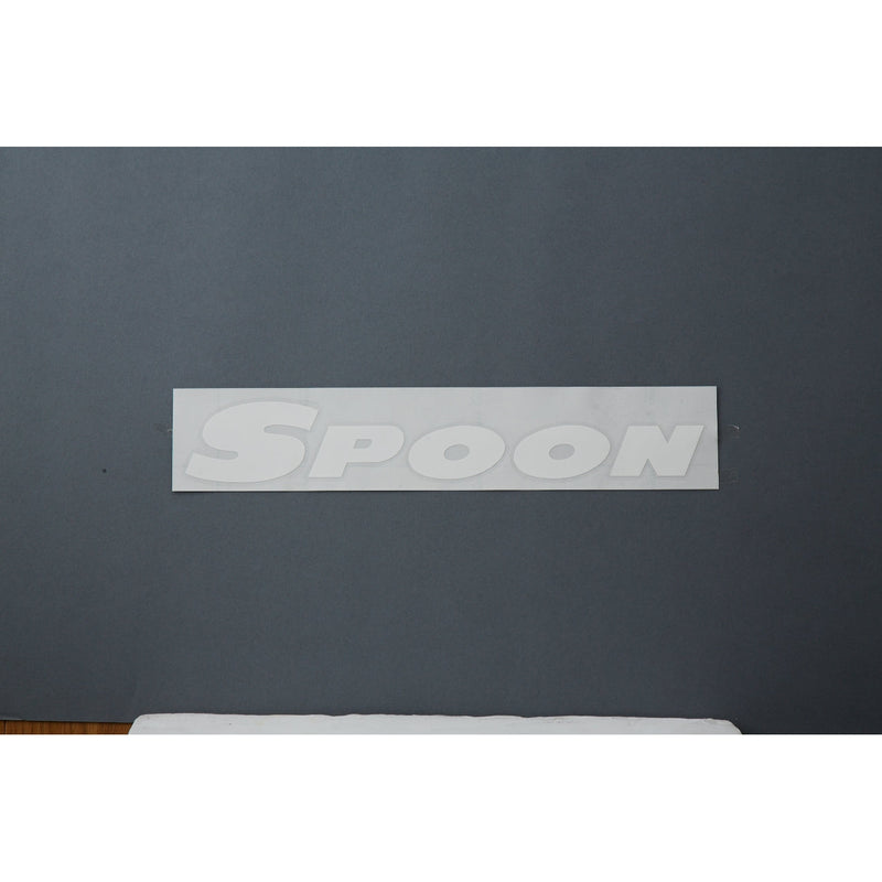 ALL-90000-W02 - SPOON Sports Team Sticker White [800mm] - T1 Motorsports