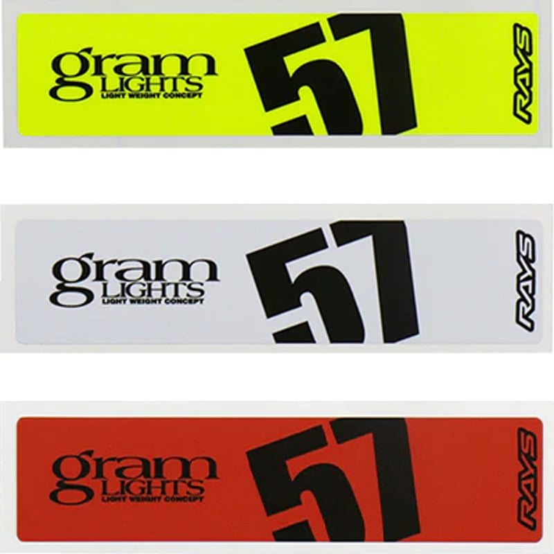 Rays Gram Lights 57DR/57CR Spoke Stickers - T1 Motorsports